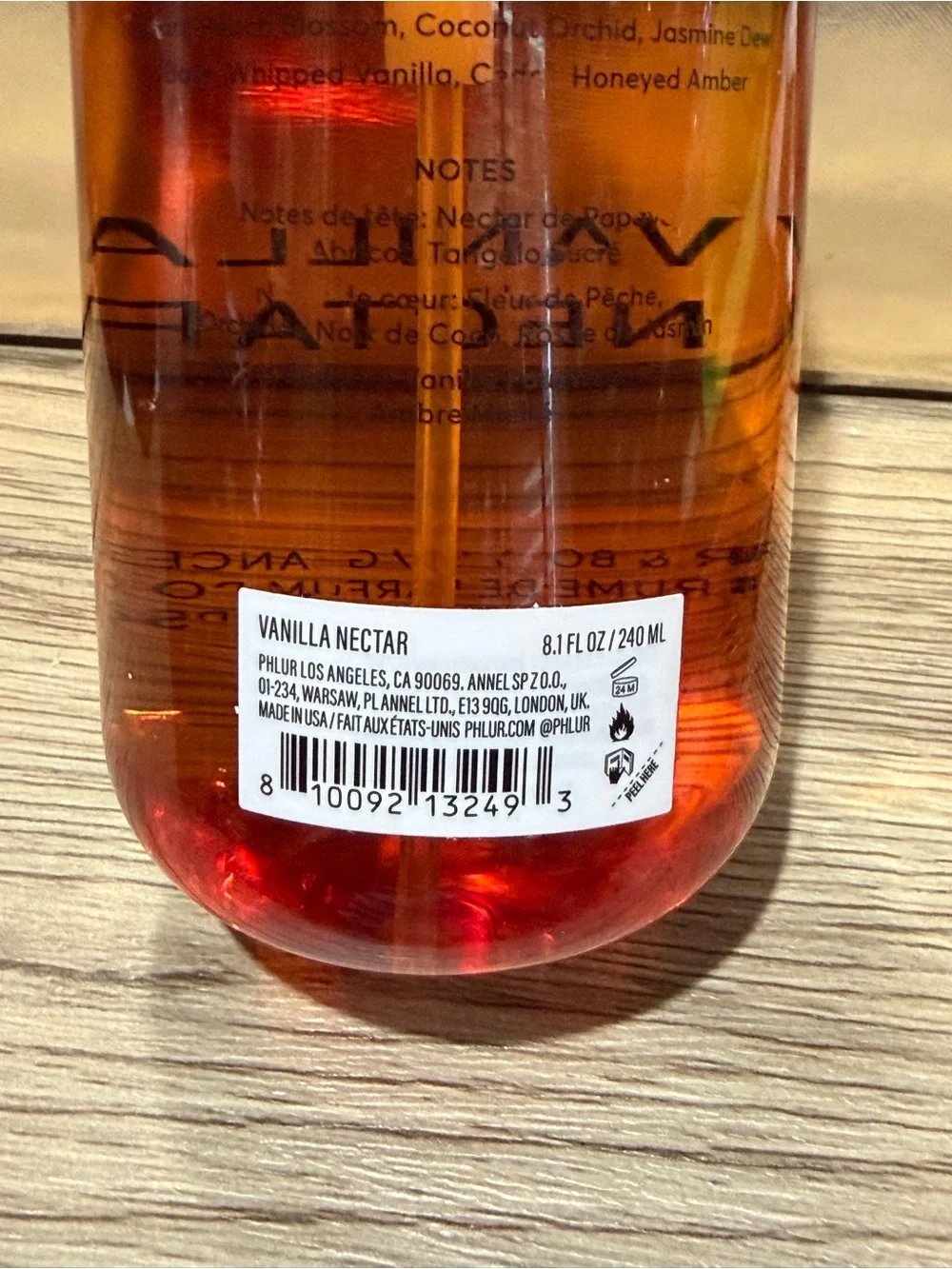 Phlur vanilla nectar